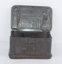 ANCIENT EGYPTIAN HANDMADE Tut ,Nefertiti ,Horus Queen Jewelery Box (HS)