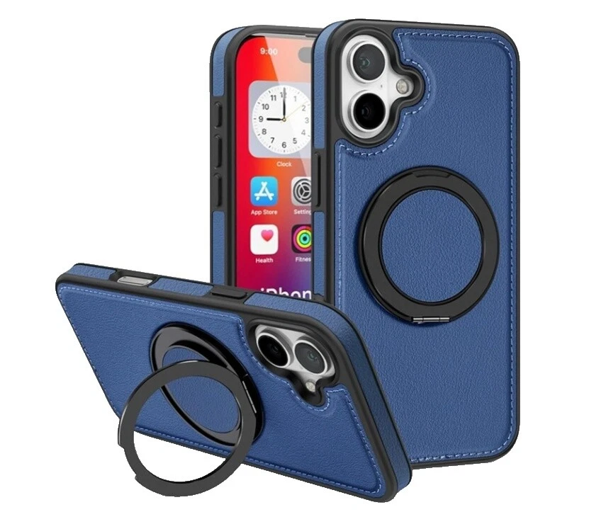 Topes de Teléfono Celular de Cuero con Soporte