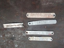 Austin Healey Bug Eye Sprit Body Chassic Number Lot 58 59 60 61 62 63 64 65