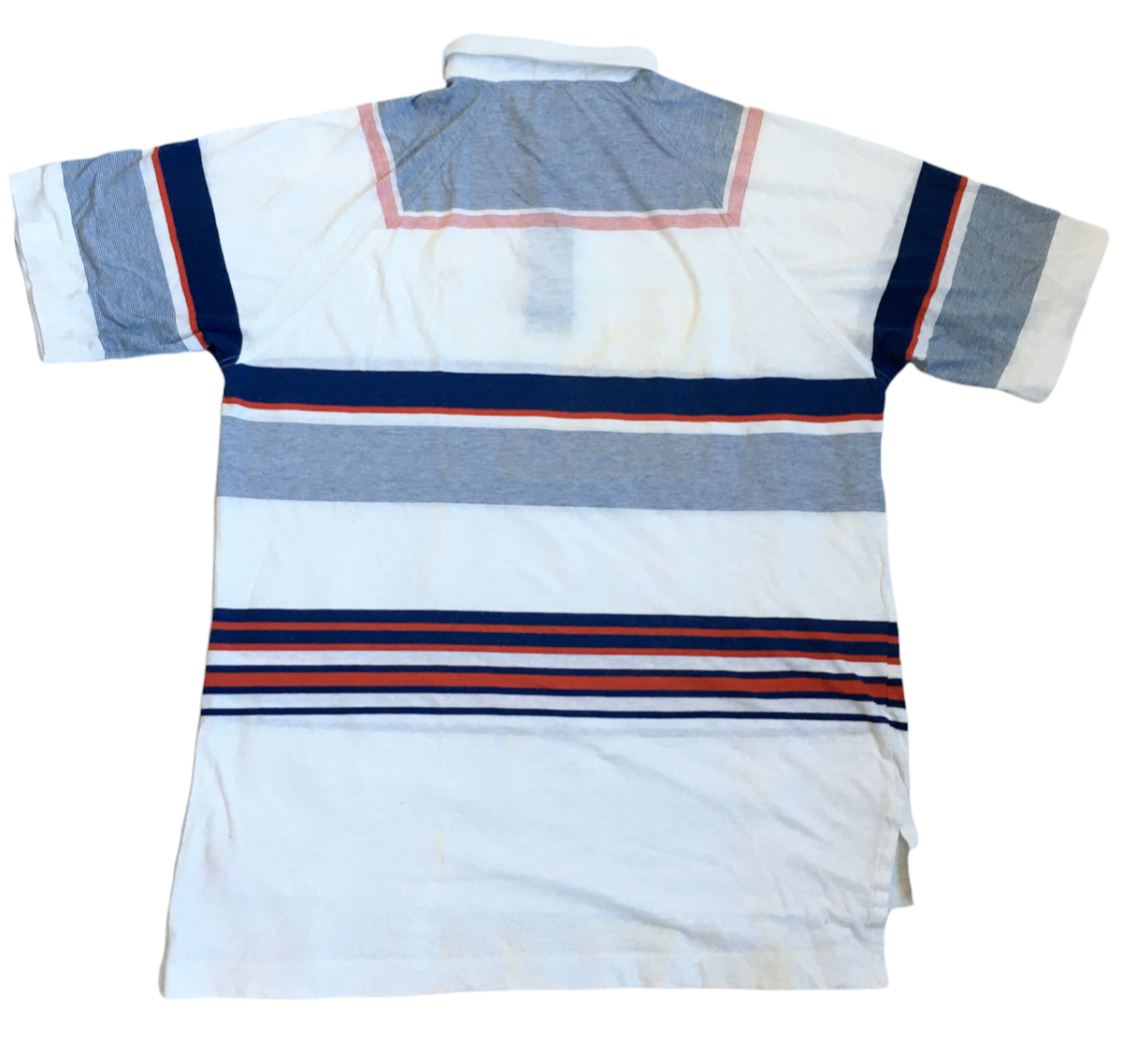トップス Supreme Washed Stripe Polo \"Navy\" RARE VTG Lacoste Club Golf Polo Shirt Lightweight Striped Dad Geek