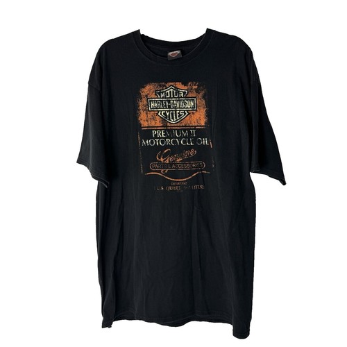 90s Harley-Davidson Big Moose Tシャツ USA製 Harley Davidson Big Moose Portland Maine T-Shirt Womens (XL) Black