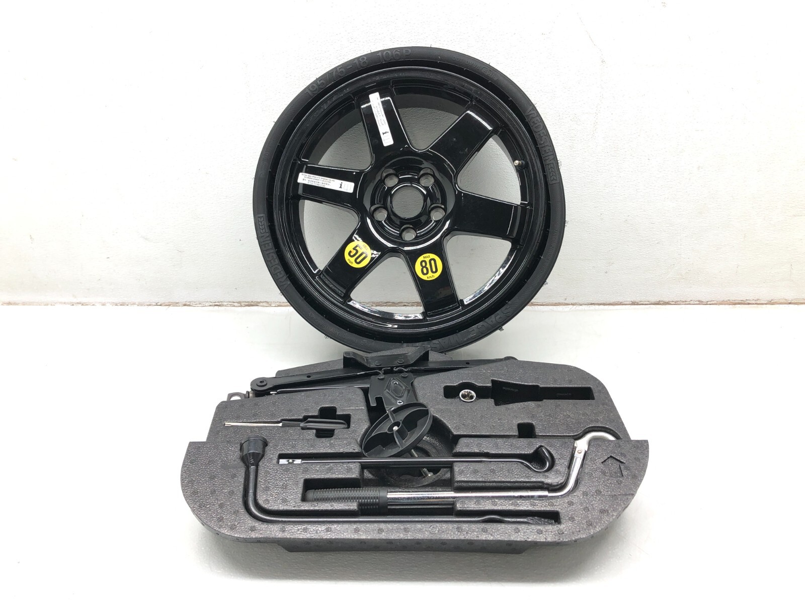 2017-2023 MASERATI LEVANTE S SPARE TIRE WHEEL RIM 18'' W/ JACK OEM.