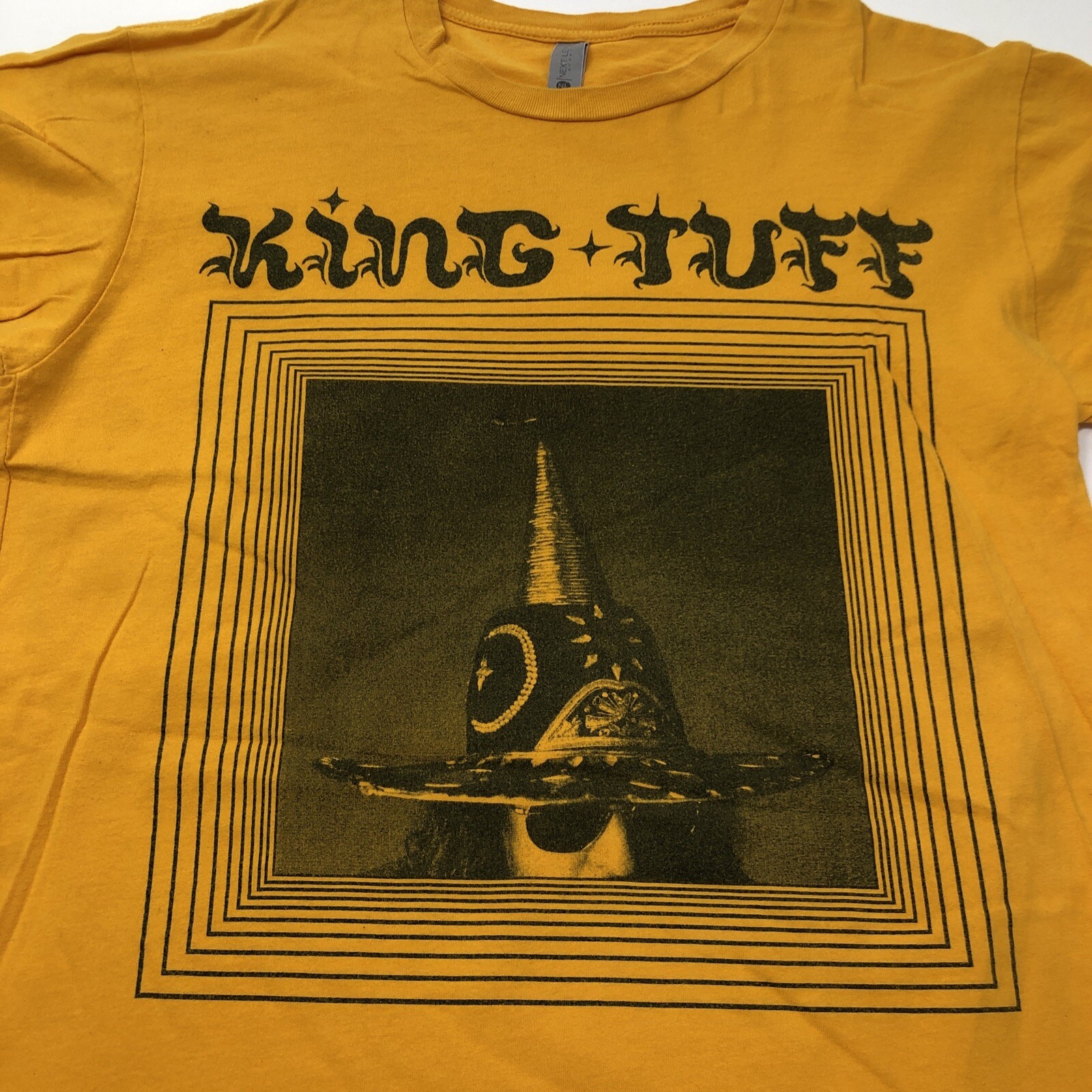 ALTRA T shirt King Tuff The Other Band logo taglia S piccola gialla maglietta merch