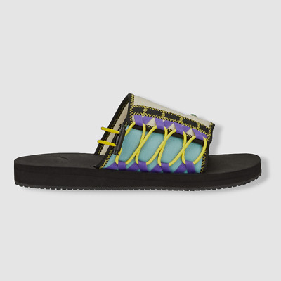 $80 Puma x Butter Goods Mens Black Wilo Slide Drawstring Sandal Shoes Size 10