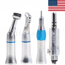 Dental Low Slow Speed Handpiece Contra Angle Straight Air Motor 4 Hole NSK STYLE