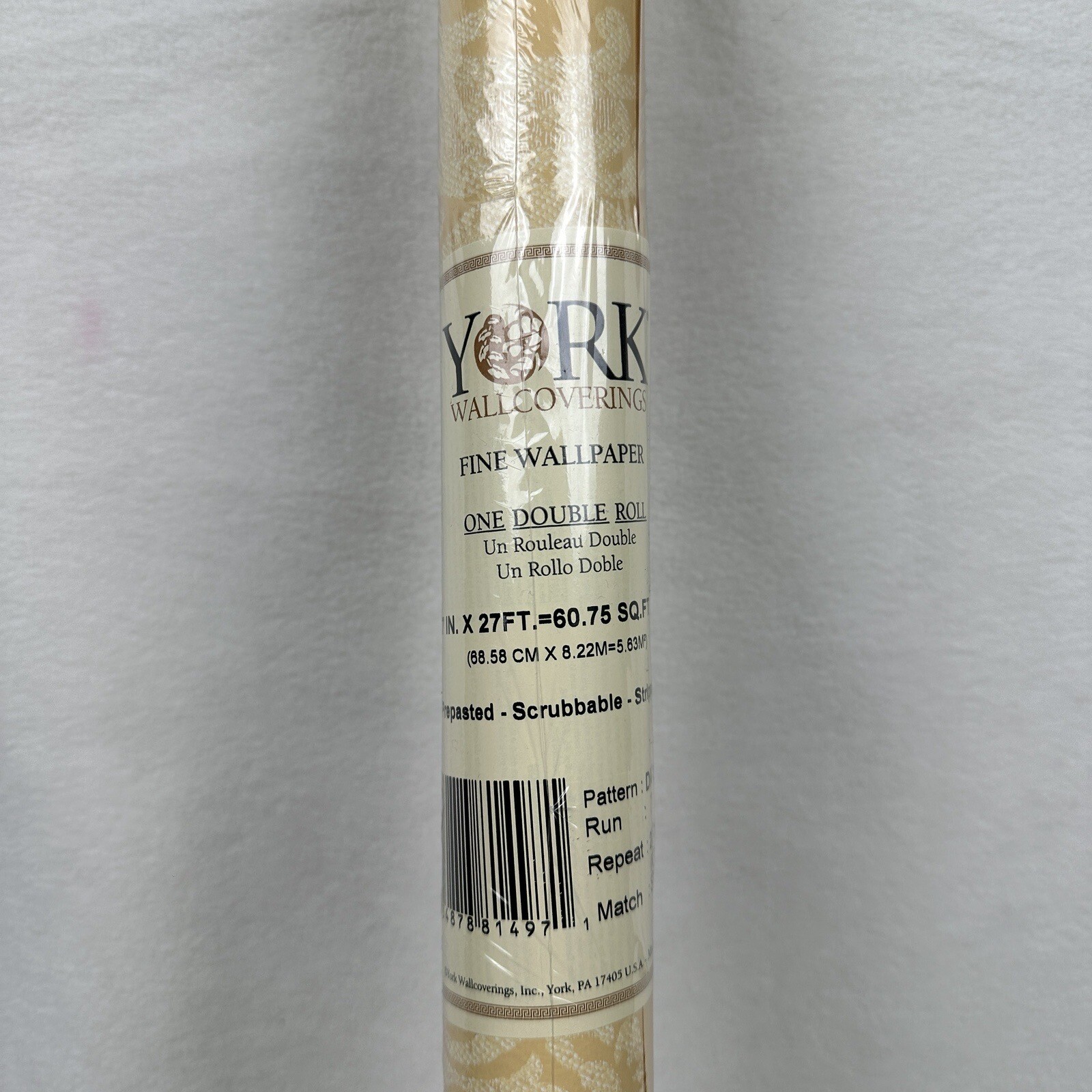 York Wall Coverings Fine Wallpaper Double Roll 27in x 27ft 60.75 Sq Ft DA2355 7