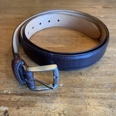 chinese dress ladies C1450 Calzoleria Toscana Leather Dress Belt, Porpora / 34