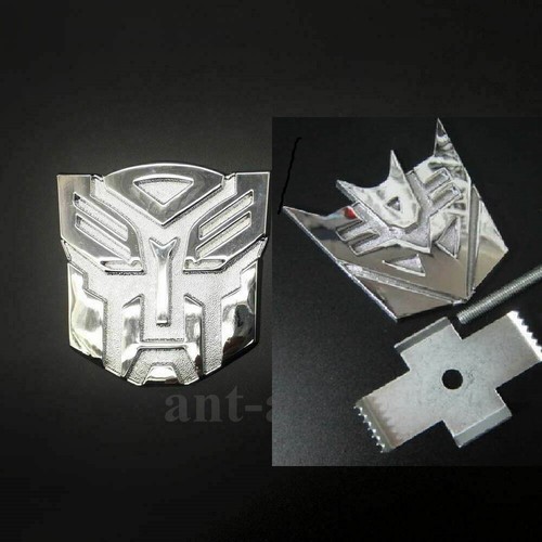 Buy Auto Car 3D Transformer Decepticon Logo Emblem Badge Sticker Decal Chrome US In L.A., US - Foto 3