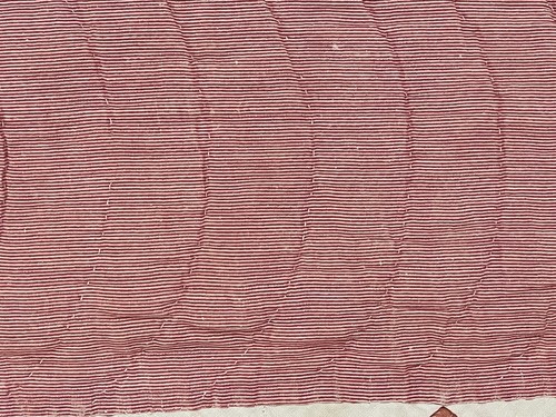 BELLISSIMA TRAPUNTA ANTICA/VINTAGE TRAPUNTATA A MANO PATCHWORK CUTTER DBL ROSA, BLU ECC - Foto 14 di 19