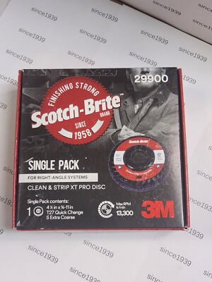3M Scotch-Brite 29900 Clean and Strip XT Pro Disc, 13,300 RPM, 4-1/2'' x 5/8-11''