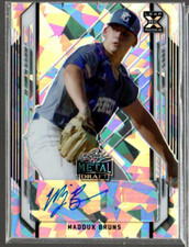 2021 Leaf Metal Draft Crystals #BAMB1 Maddux Bruns Auto
