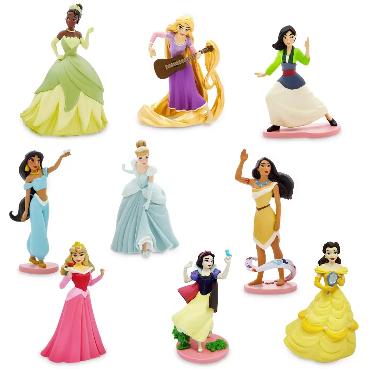 Disney Princess Toys 6pcs/Set 9-10cm Snow White Ariel Cinderella Auror -  Supply Epic