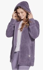 Skechers Blissful Hooded Jacket Colour: Cadet Size M