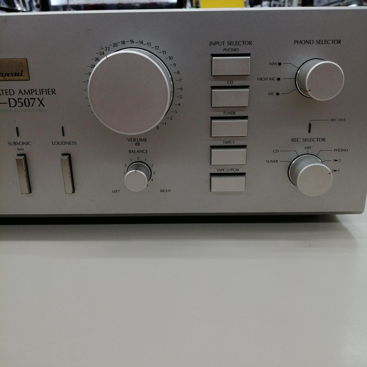Sansui AU-D507X Integrated Amplifier Silver Good | eBay
