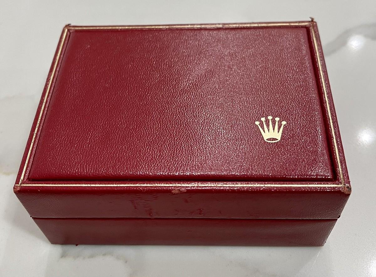ROLEX 赤いレザーケース Original Vintage Rolex Red Leather Wallet 80-90s Booklet