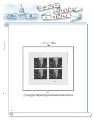 2020 U.S. Regular Issue Plate Block Supplement (White Ace Alternative)