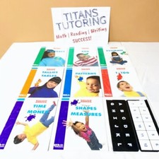 Level 1 Math Lab Kit VersaTiles 8 WorkBooks 1st Grade Children Mathematics Books