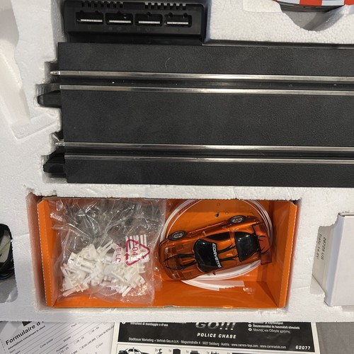 CARRERA GO!!! POLICE CHASE 62077 SLOT CAR RACING SYSTEM MISSING FORD FREE SHIP - Picture 7 of 23