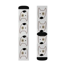 Cartoon Dog Face Socks personalized gift 