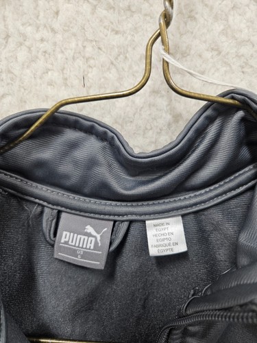 Puma Toddler Sweatshirt 6 Gray Polyester Long Sleeve Full Zip Activewear 4-5 Yrs - Picture 15 of 17