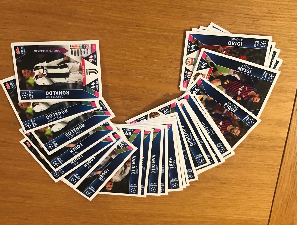Topps Match Attax 18 19 Champions League On Demand Cards Topps Match Attax 18 19 Champions League On Demand Cards