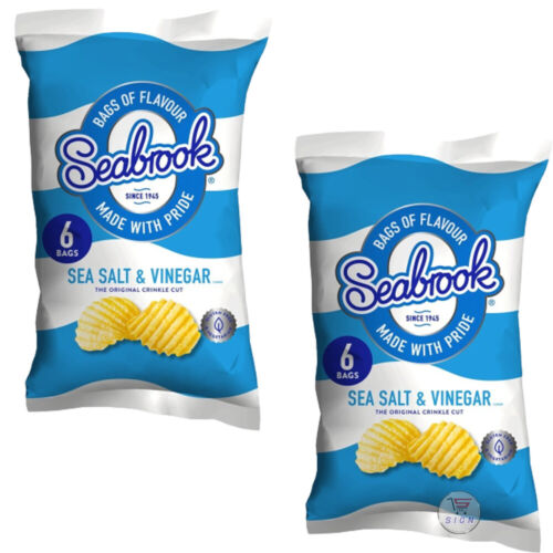 Seabrook Chips Crisps verschiedene Geschmacksrichtungen Mini Chips Taschen Sammlungen - Bild 4 von 9