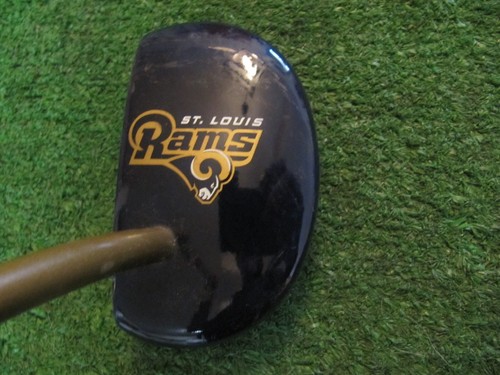 VINTAGE ST. LOUIS RAMS MALLET PUTTER, 36 INCHES, STAR PUTTER GRIP - Picture 1 of 16
