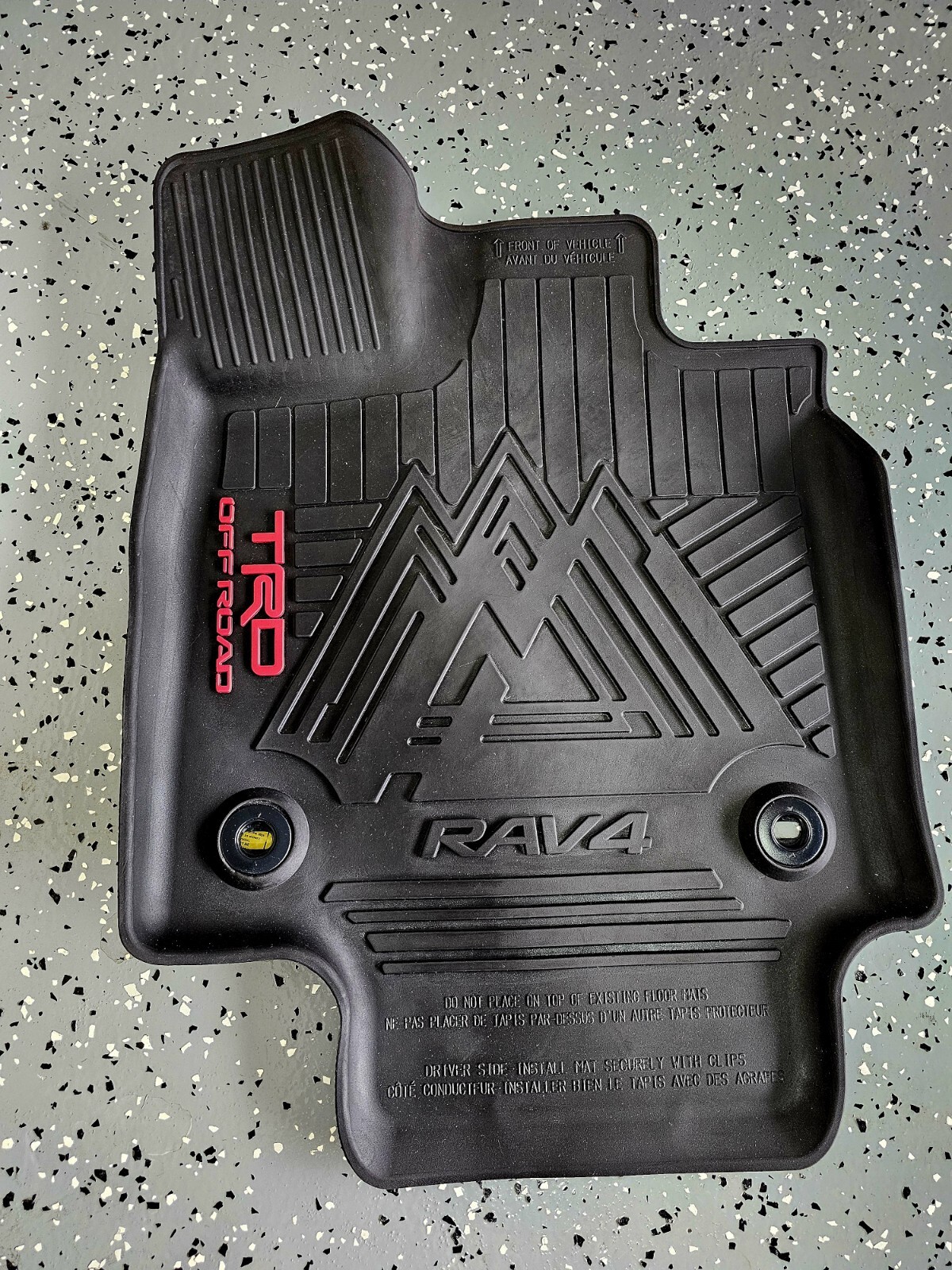 TRD All Weather Floor Mats with Trunk Cargo Tray Liner Toyota RAV4 5ta