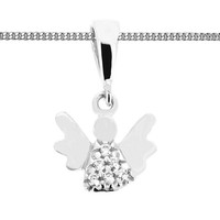 Weissgold Schutz Engel Echt Gold 585 Baby Taufe Kinder Frauen Mit Silber Kette