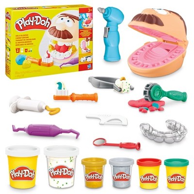 Play-Doh Drill 'n Fill Dentist Toy for 6.68 x 27.94 x 21.59 cm, Multicoloured