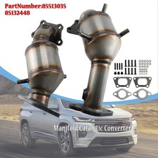 2x Manifold Catalytic Converter For Buick Chevrolet Traverse 3.6l V6 2018-2021 2x Manifold Catalytic Converter For Buick Chevrolet Traverse 3.6l V6 2018-2021
