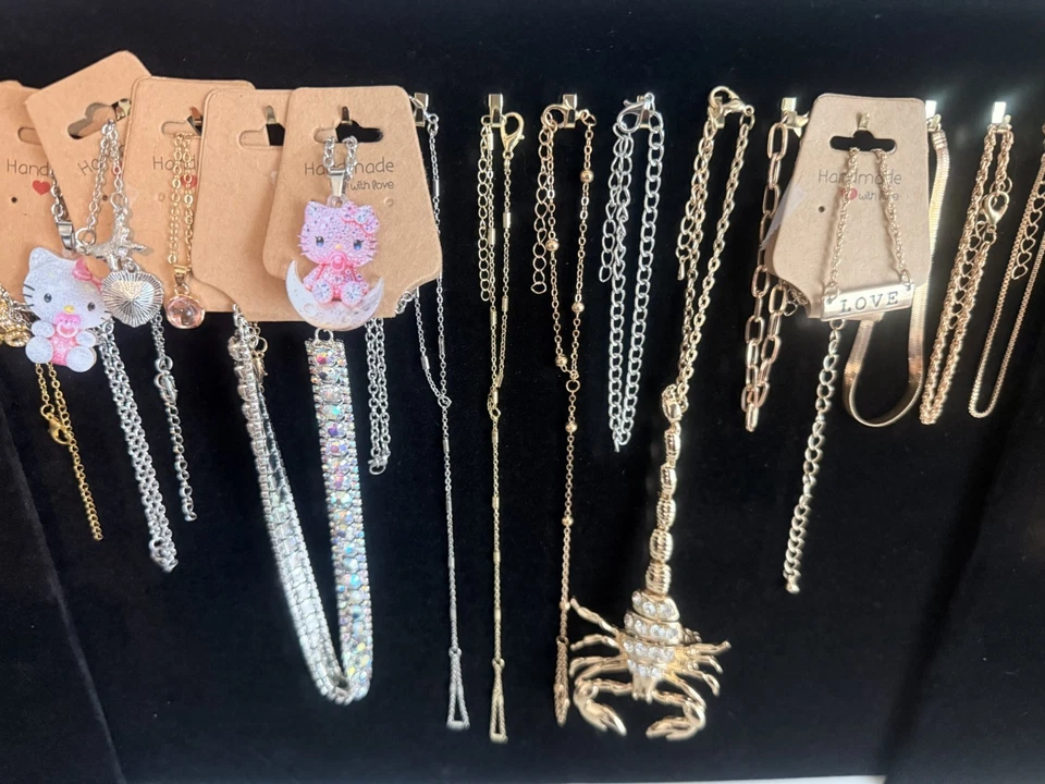 Over 250 Pieces of Jewelry — Earrings, Bracelets, Necklaces, Anklets & Sets - Image 1 of 4