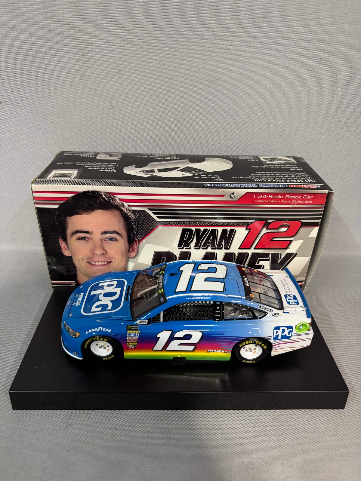 Ryan Blaney #12 2018 PPG Nascar Autographed Diecast