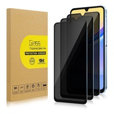 3 Pack Privacy Screen Protector for Samsung Galaxy A15 5G Anti-Spy Tempered G...