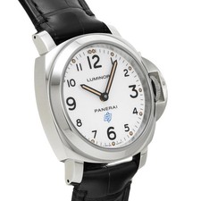 PANERAI Luminor Base Logo PAM00630 White Men's Used Watch #31031 3