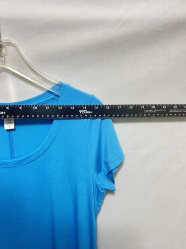 Athleta Womens Small Blue Short Sleeve Athletic Tee BNWOT - Picture 2 of 9