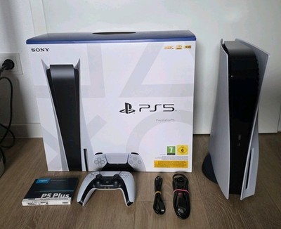 Sony PS5 PlayStation 5 Disc Edition, 825 GB + 1 TB SSD + Controller