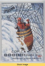 2017 Fleer Ultra Marvel Spider-Man Web Foil Niagara Falls #DA2 READ o4u