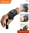 Versatile Black Wrist Support Brace for Pain Relief Sports and Work Activities