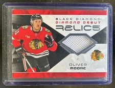 2025-26 Black Diamond Oliver Moore Debut Jersey #DD-OM Blackhawks