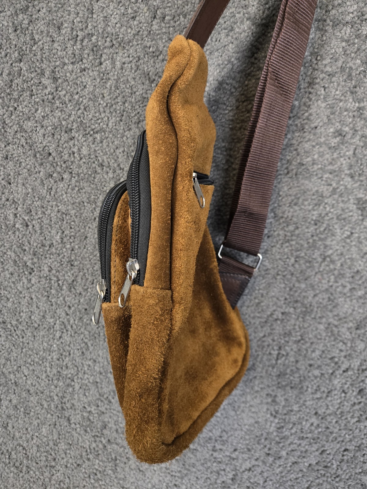 Leather Patchwork Shoulder Bag Multicolor Boho Fe… - image 7