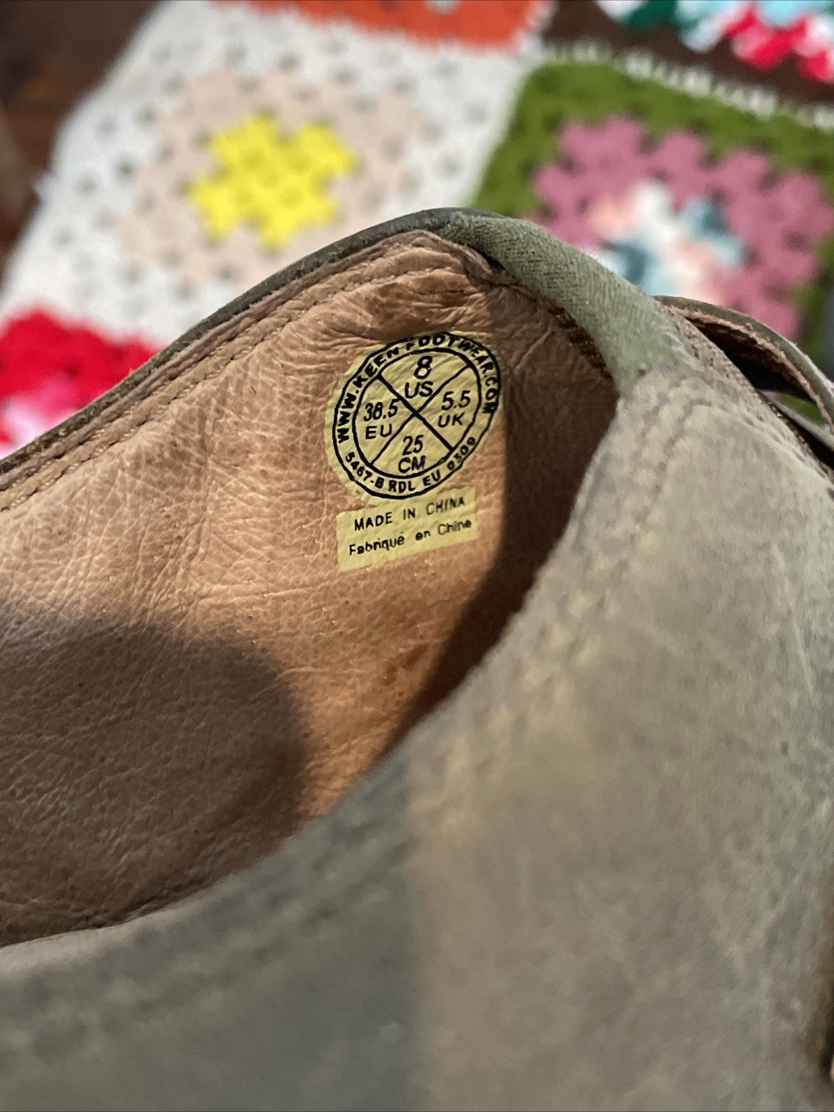 Mocassini bassi Keen Carlisle donna pelle marrone comodi slip on taglia 8