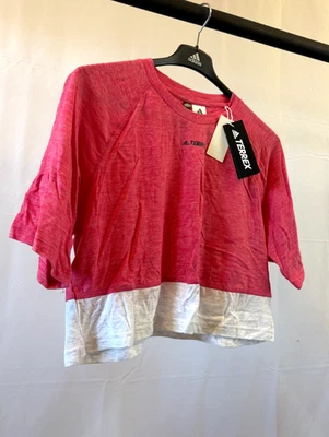 adidas TERREX Felsblock Tee Women, Cropped Top T-Shirt, NEU -- UVP: 40,- € - Bild 1 von 4