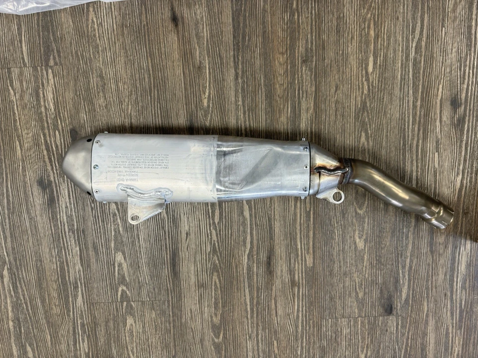 Silenciador Yamaha WR250F 2025 fabricante de equipamento original - Imagem 2 de 2