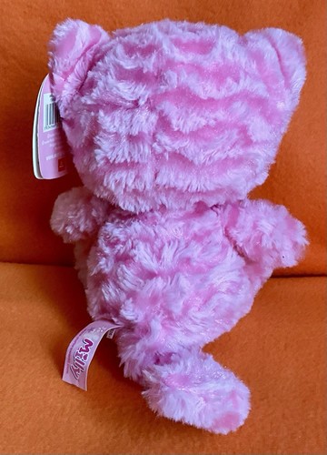 Aurora Milly Cat Pink Tabby The Pinkest Kitten Sitting Soft Plush Toy 8-10” Tag - Picture 11 of 19