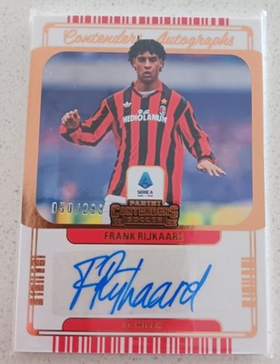 2022-23 Panini Chronicles Contenders Frank Rijkaard AC Milan Auto /299