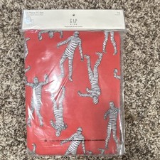 Gap Kids Unisex Halloween Mummy Pajama Set Size 10 Long Sleeve Snug Fit Cotton