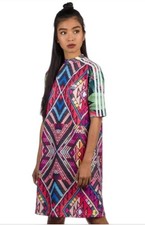 Adidas x Farm Rio Geometric print Dress Size S EU 36 UK 10