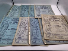Lot Of 10 A History Of The Civil War Brady War Photographs Magazines
