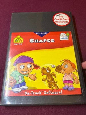 School Zone Interactive: Shapes - Preschool On-Track Software Windows Mac 2000
